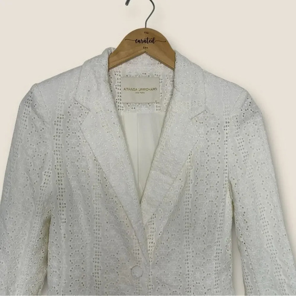Amanda Uprichard | Eyelet Lace Blazer | XS | NWOT - Picture 2 of 8
